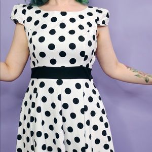 hearts and roses Dresses - Retro Reproduction Polka Dot Dress hearts and roses Dresses - Retro Reproduction Polka Dot Dress